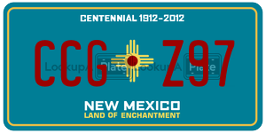 CCGZ97  license plate in NM