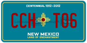 CCHT06  license plate in NM