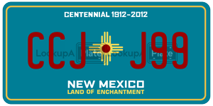 CCJJ99  license plate in NM