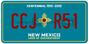 CCJR51  license plate in NM