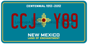 CCJY89  license plate in NM