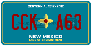 CCKA63  license plate in NM