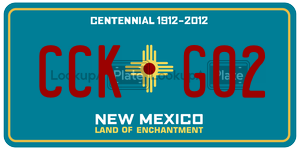 CCKG02  license plate in NM