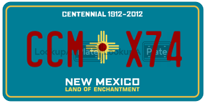 CCMX74  license plate in NM