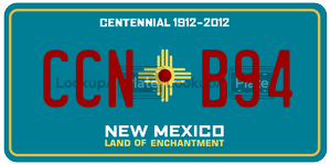 CCNB94  license plate in NM