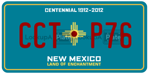 CCTP76  license plate in NM