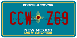 CCWZ69  license plate in NM