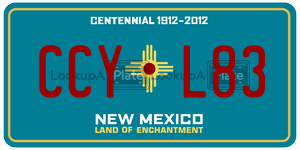 CCYL83  license plate in NM