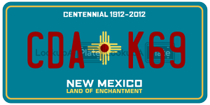 CDAK69  license plate in NM