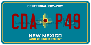 CDAP49  license plate in NM