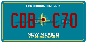 CDBC70  license plate in NM