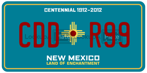 CDDR99  license plate in NM