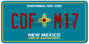 CDFM17  license plate in NM