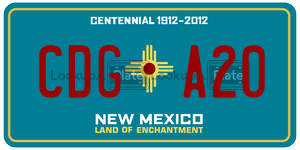 CDGA20  license plate in NM