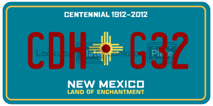 CDHG32  license plate in NM