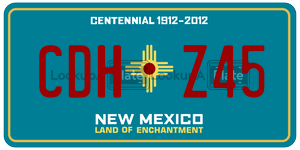 CDHZ45  license plate in NM