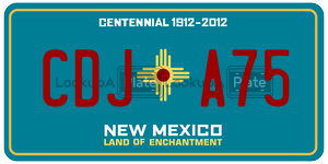 CDJA75  license plate in NM