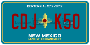 CDJK50  license plate in NM