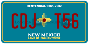 CDJT56  license plate in NM