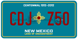 CDJZ50  license plate in NM