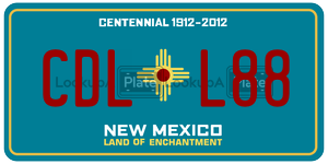 CDLL88  license plate in NM