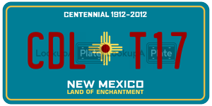 CDLT17  license plate in NM