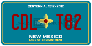 CDLT82  license plate in NM