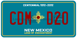 CDMD20  license plate in NM
