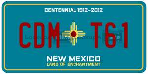 CDMT61  license plate in NM