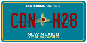 CDNH28  license plate in NM