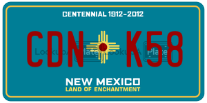 CDNK58  license plate in NM