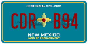 CDRB94  license plate in NM