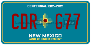 CDRG77  license plate in NM