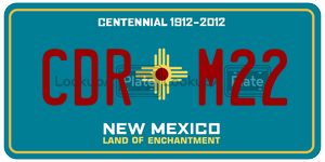 CDRM22  license plate in NM