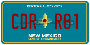 CDRR81  license plate in NM