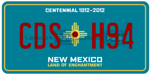 CDSH94  license plate in NM
