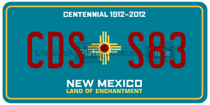 CDSS83  license plate in NM