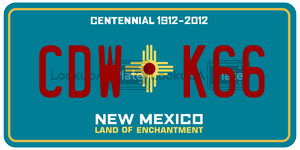 CDWK66  license plate in NM