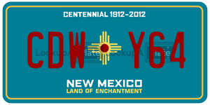 CDWY64  license plate in NM