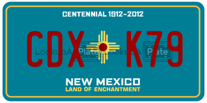 CDXK79  license plate in NM