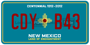 CDYB43  license plate in NM