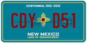 CDYD51  license plate in NM