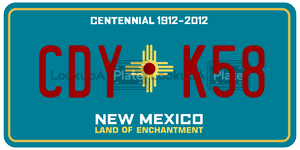 CDYK58  license plate in NM