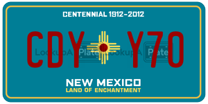 CDYY70  license plate in NM