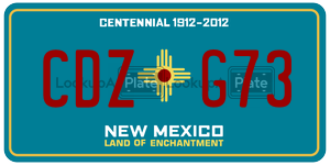 CDZG73  license plate in NM
