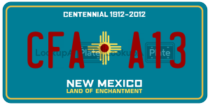CFAA13  license plate in NM