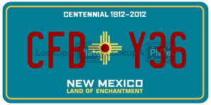 CFBY36  license plate in NM