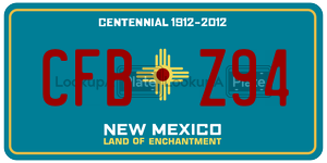 CFBZ94  license plate in NM