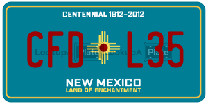 CFDL35  license plate in NM