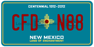 CFDN88  license plate in NM